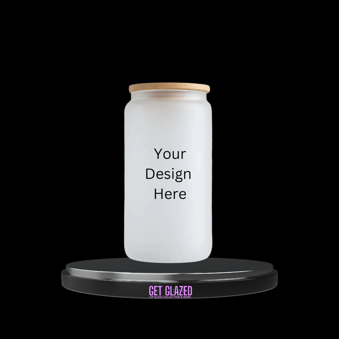 Frosted Glass Cup 16 oz