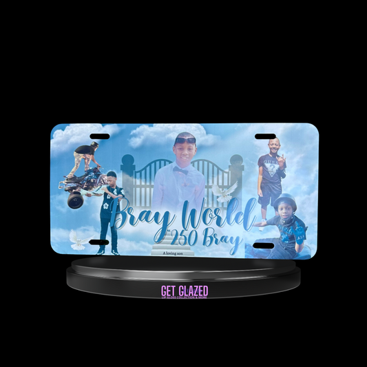 PERSONALIZED LICENSE PLATE