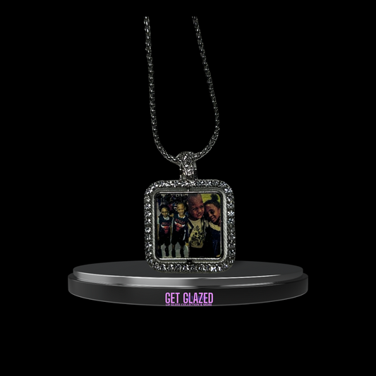 DOUBLE-SIDED SQUARE PENDANT